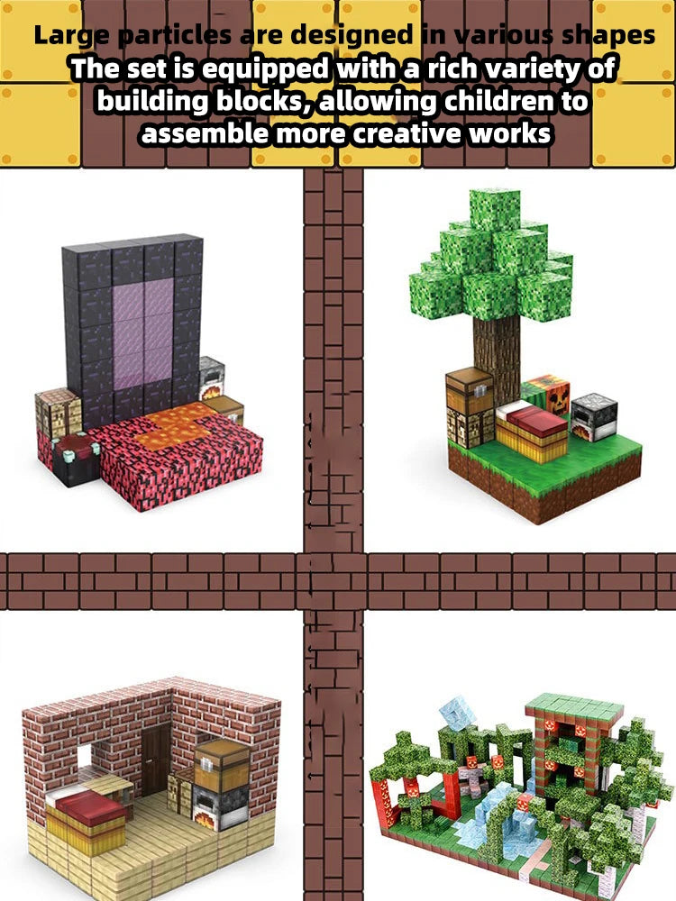 Magnetic Building Blocks Montessori