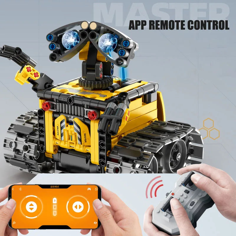Technical City MOC 4 IN 1 560pcs RC Robot Model Building Blocks Creative DIY Transformation Robot Bricks Toys For Children Gifts